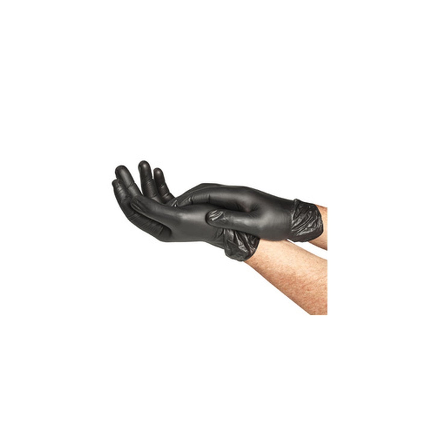 Spontex Gant en vinyle Extra Black, taille: L, noir