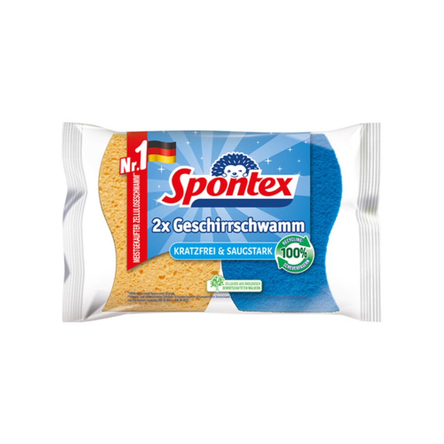 Spontex Éponge à vaisselle, pack de 2