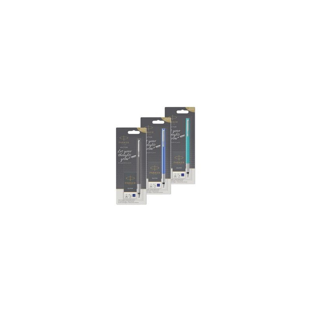 PARKER Stylo plume VECTOR, taille de plume: M, assorti x6