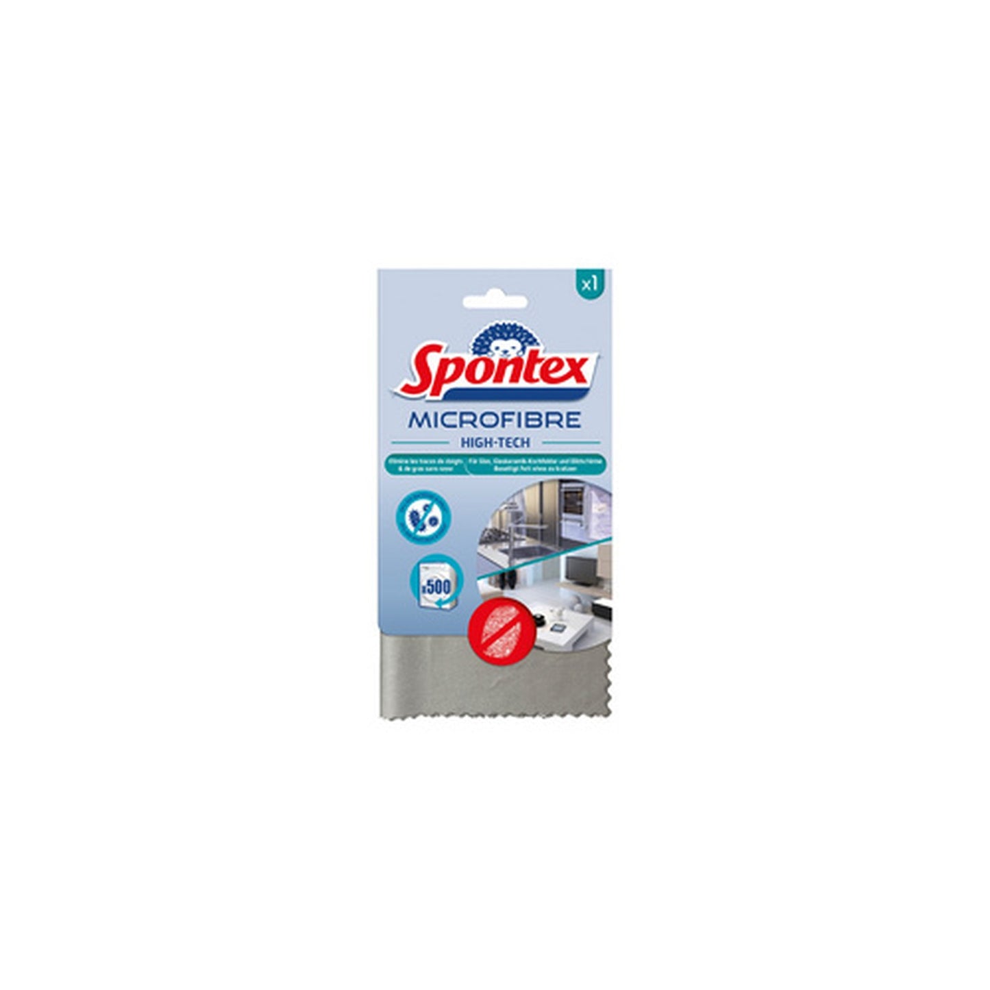 Spontex Chiffon microfibre High-Tech, gris