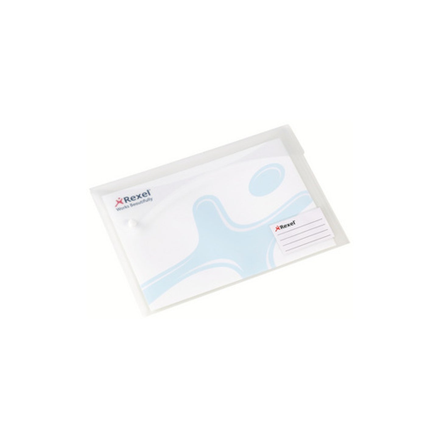 Rexel Pochette à documents Xtra Folder A4, blanc translucide x5