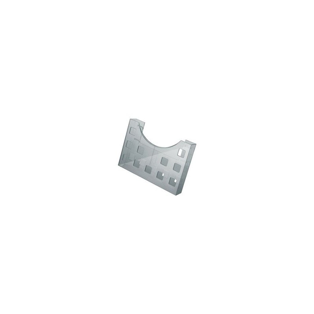 helit Porte-brochures "the grid", A5/2x A6, gris transparent x2