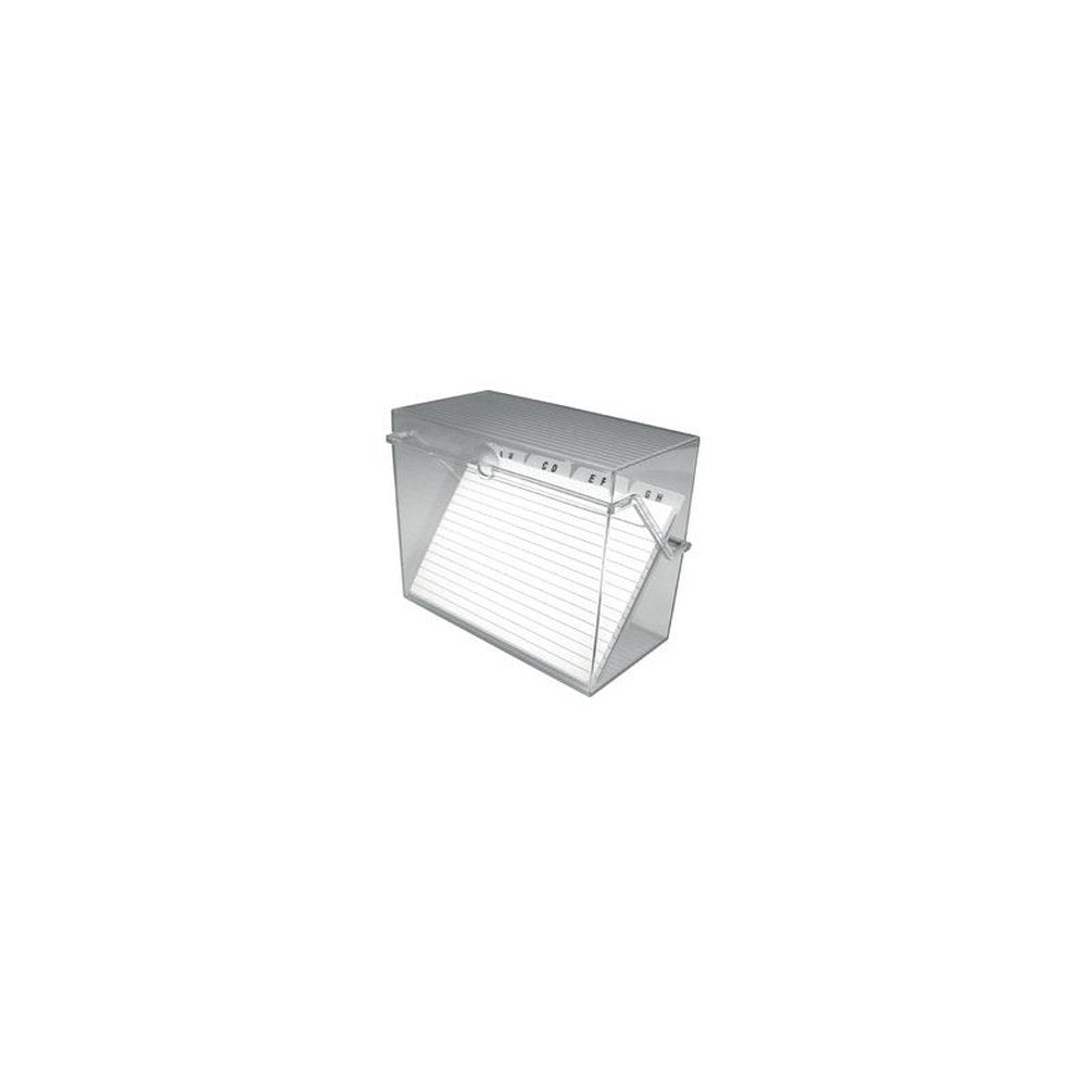 helit Petite boîte à fiches "the index", transparent