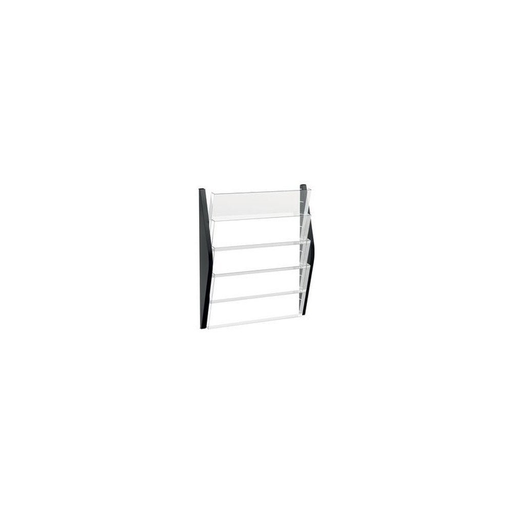 helit Porte-brochures mural "the arc", A3 paysage, noir