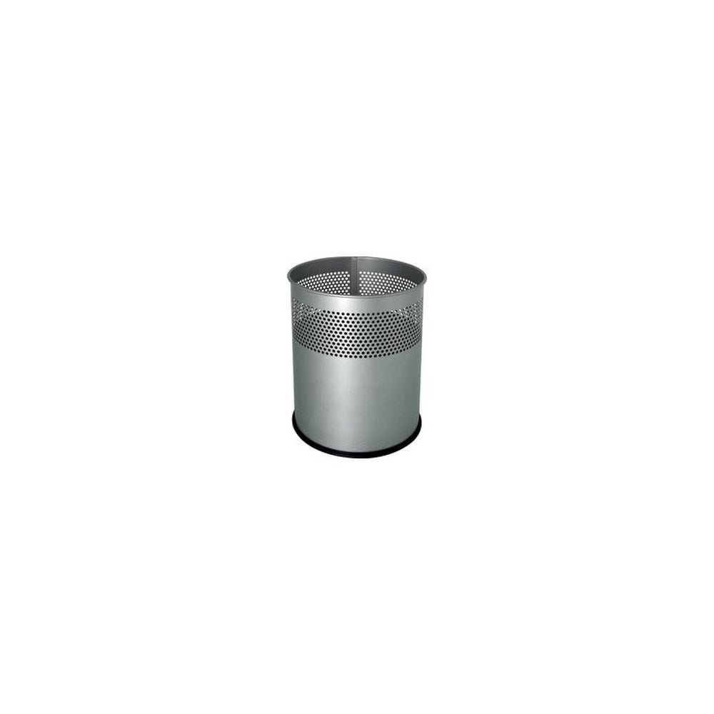 helit Corbeille à papier "the dot", 15 L, argent