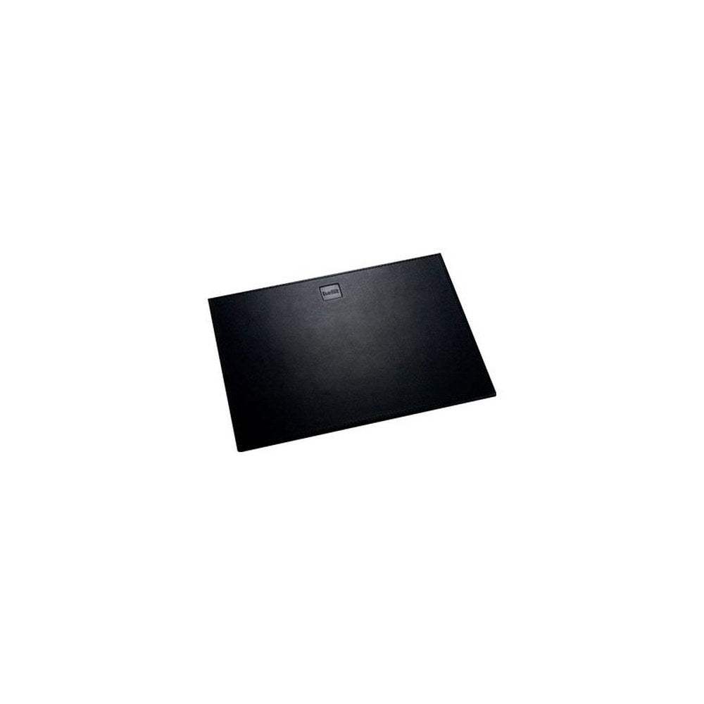 helit Tapis de souris "the leather pad", en cuir, noir