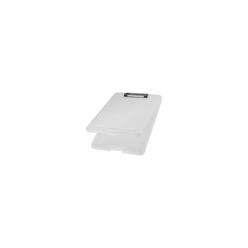 helit Porte-bloc avec compartiment "the clip", A4, blanc