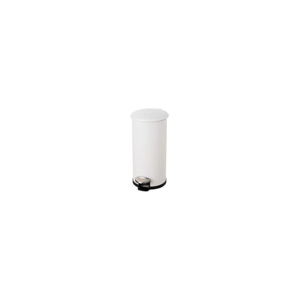 helit Poubelle à pédale "the zinc", 12 litres, blanc