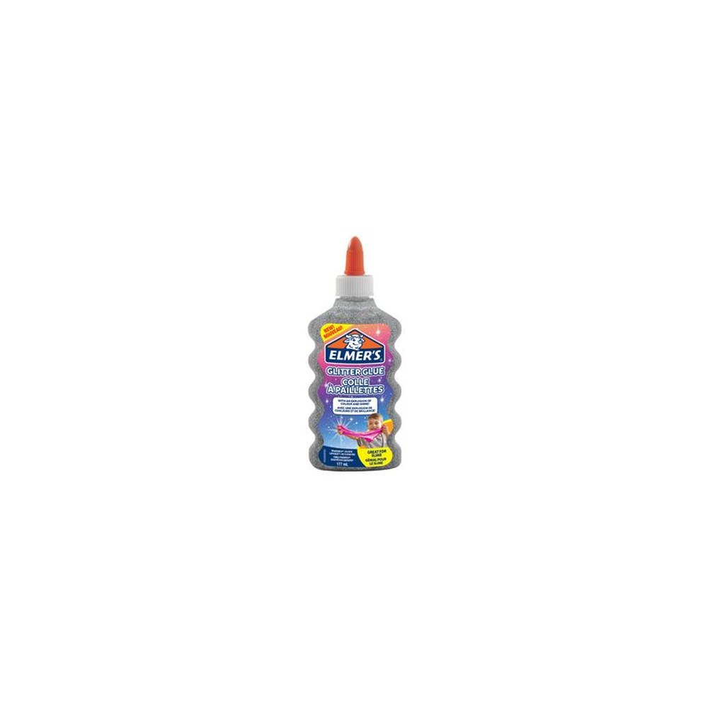 ELMER'S Colle à paillettes "Glitter Glue", 177 ml, argent