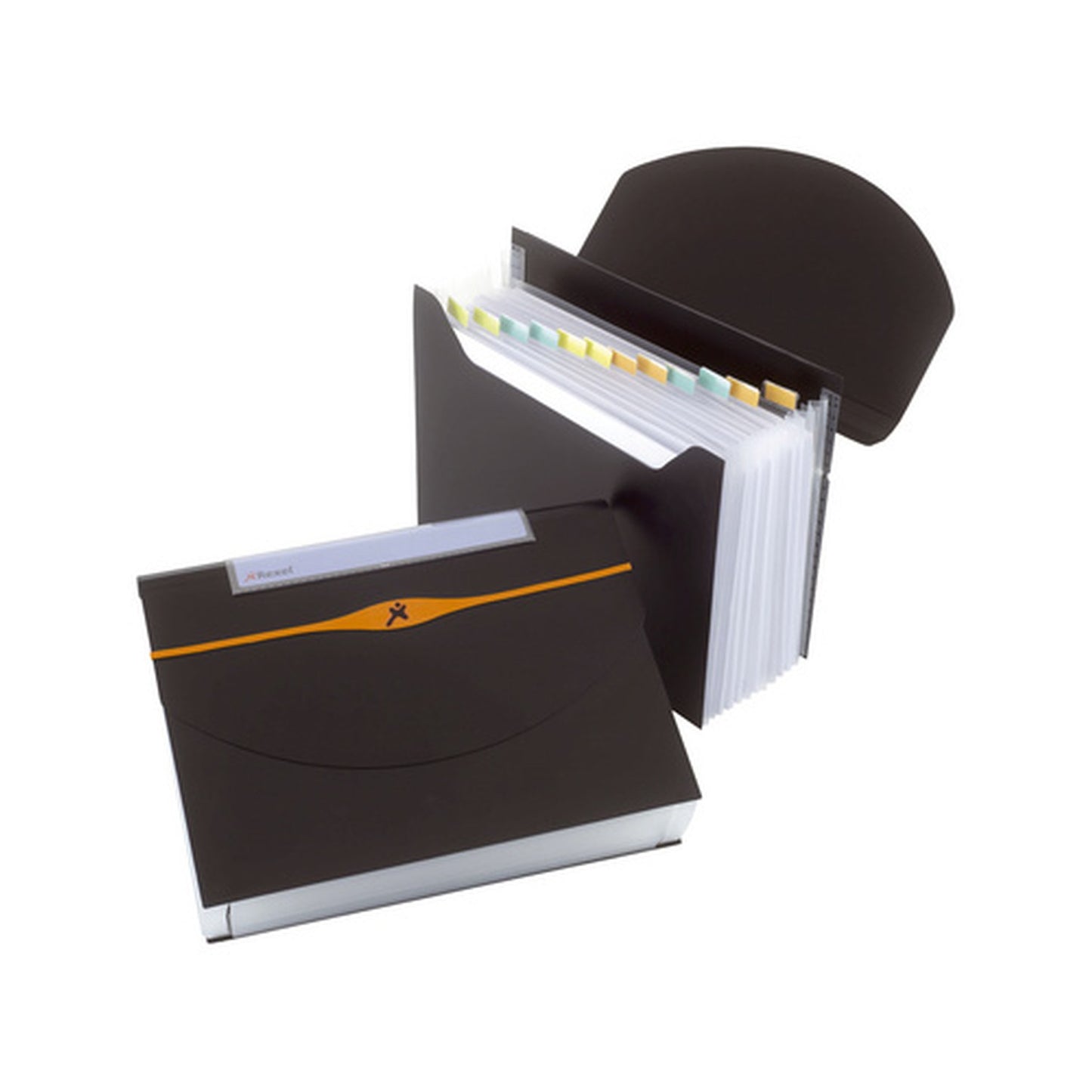 Rexel Porte-documents Optima, A4, 13 compartiments, PP, noir