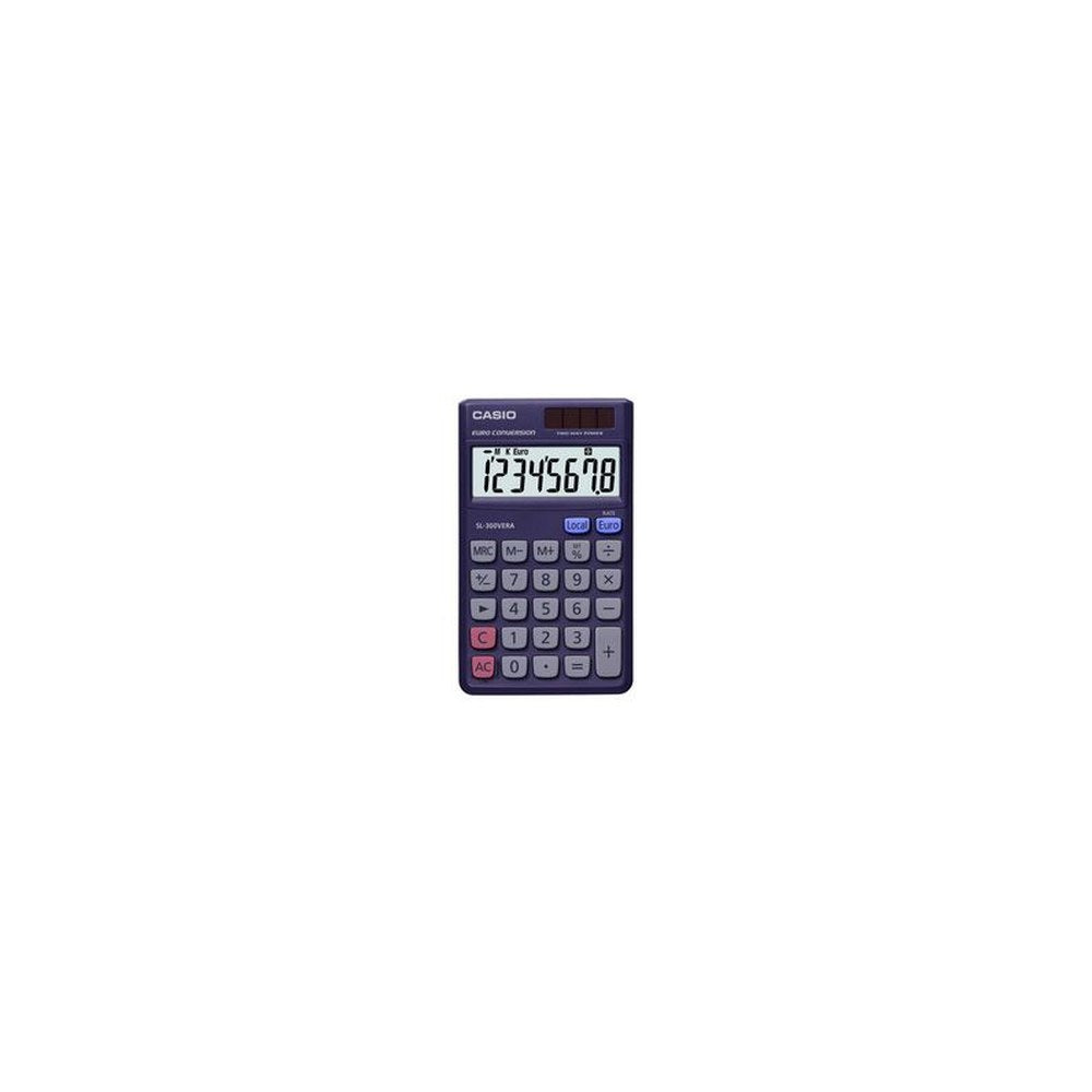 CASIO Calculatrice de poche SL-300 VERA, solaire / à pile