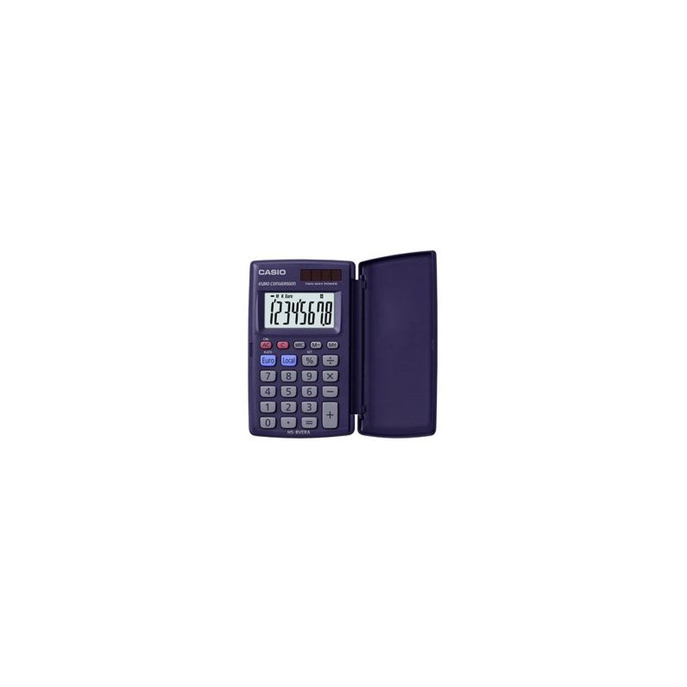 CASIO Calculatrice de poche HS-8 VERA, alimentation solaire