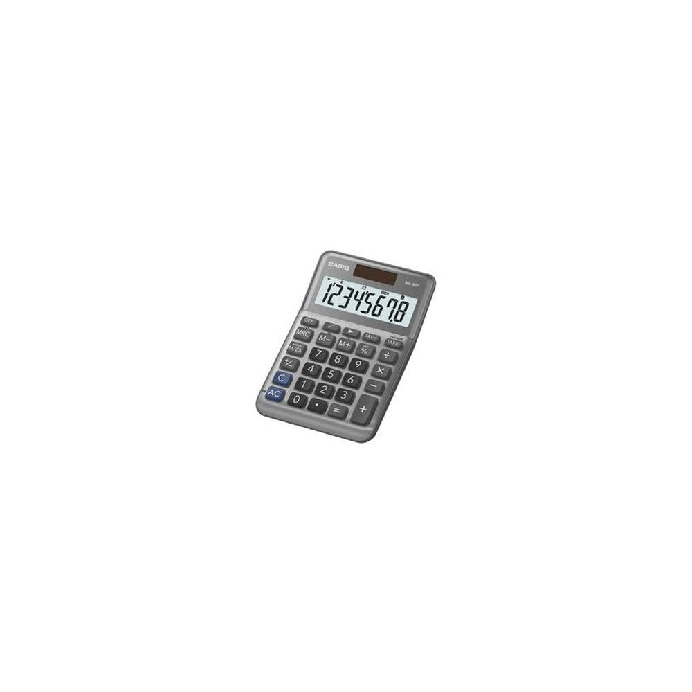 CASIO Calculatrice de bureau MS-80F, 8 chiffres, argent