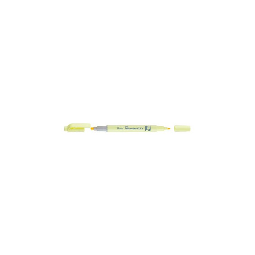 Pentel Surligneur Illumina Flex Pastel, jaune pastel