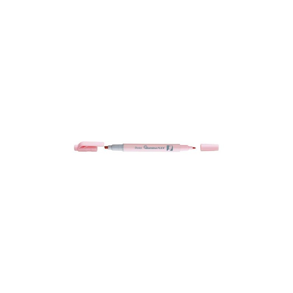 Pentel Surligneur Illumina Flex Pastel, rose pastel