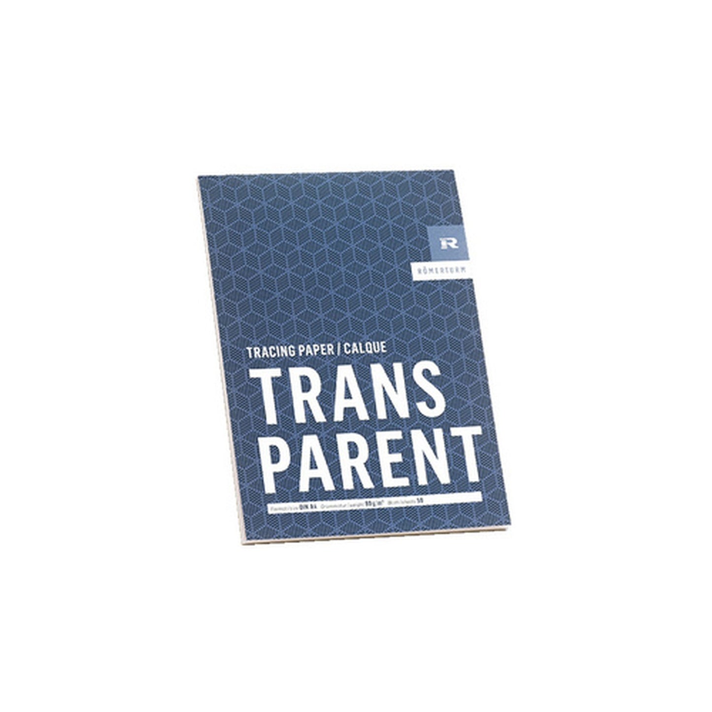 RÖMERTURM Bloc papier calque "TRANSPARENT", A4, 50 feuilles