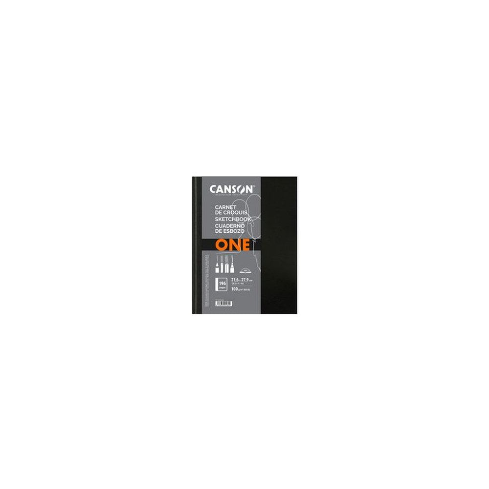 CANSON Carnet de dessin ARTBOOK ONE, 102 x 152 mm, noir