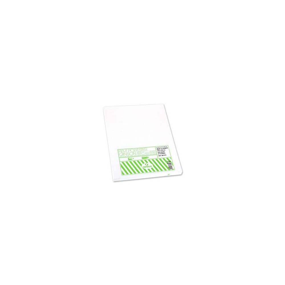CANSON Film polyester mat sur 2 faces, A3, 75 microns x100