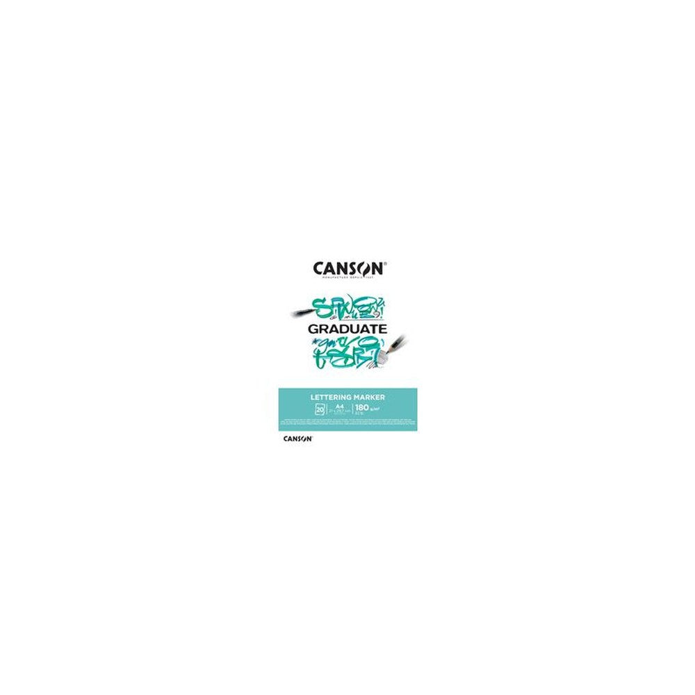 CANSON Bloc de dessin GRADUATE LETTERING MARKER, A3