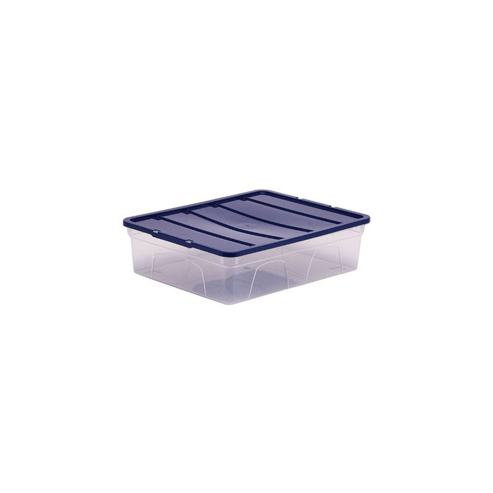Fellowes Boîte de rangement BANKERS BOX, 12 L, transparent