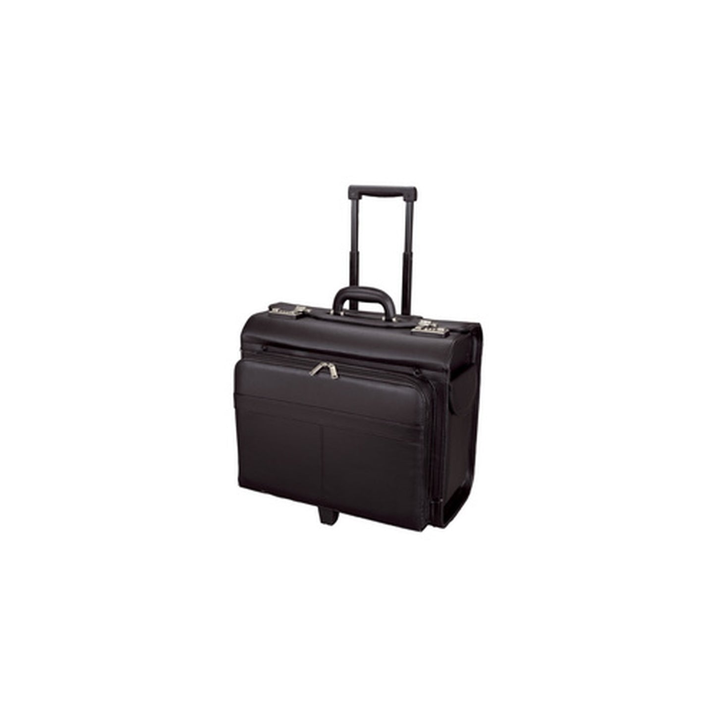 Alassio Valise pour pilotes "SAN REMO", en similicuir, noir