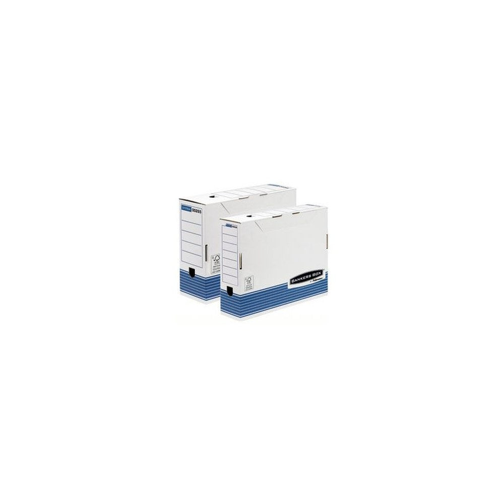 Fellowes BANKERS BOX SYSTEM boîte d'archives, (L)80 mm, bleu x10