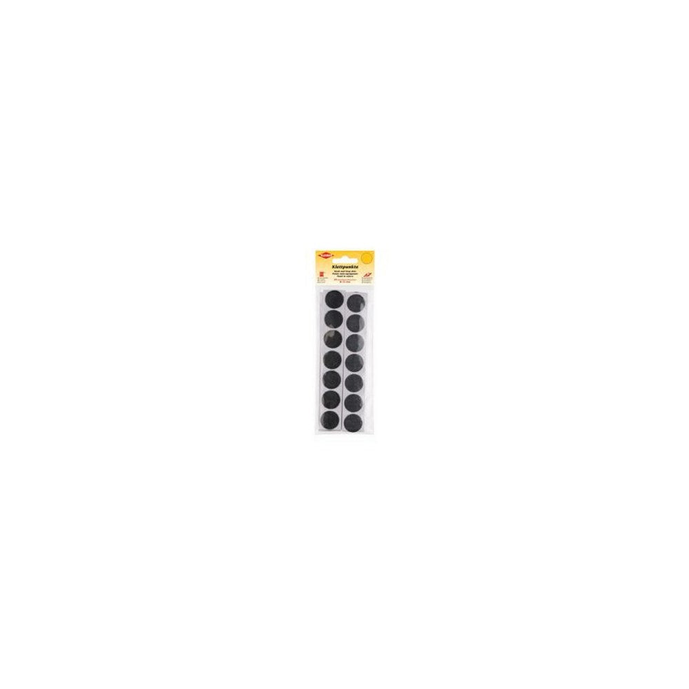 KLEIBER Pastilles auto-agrippantes, diamètre : 25 mm, noir