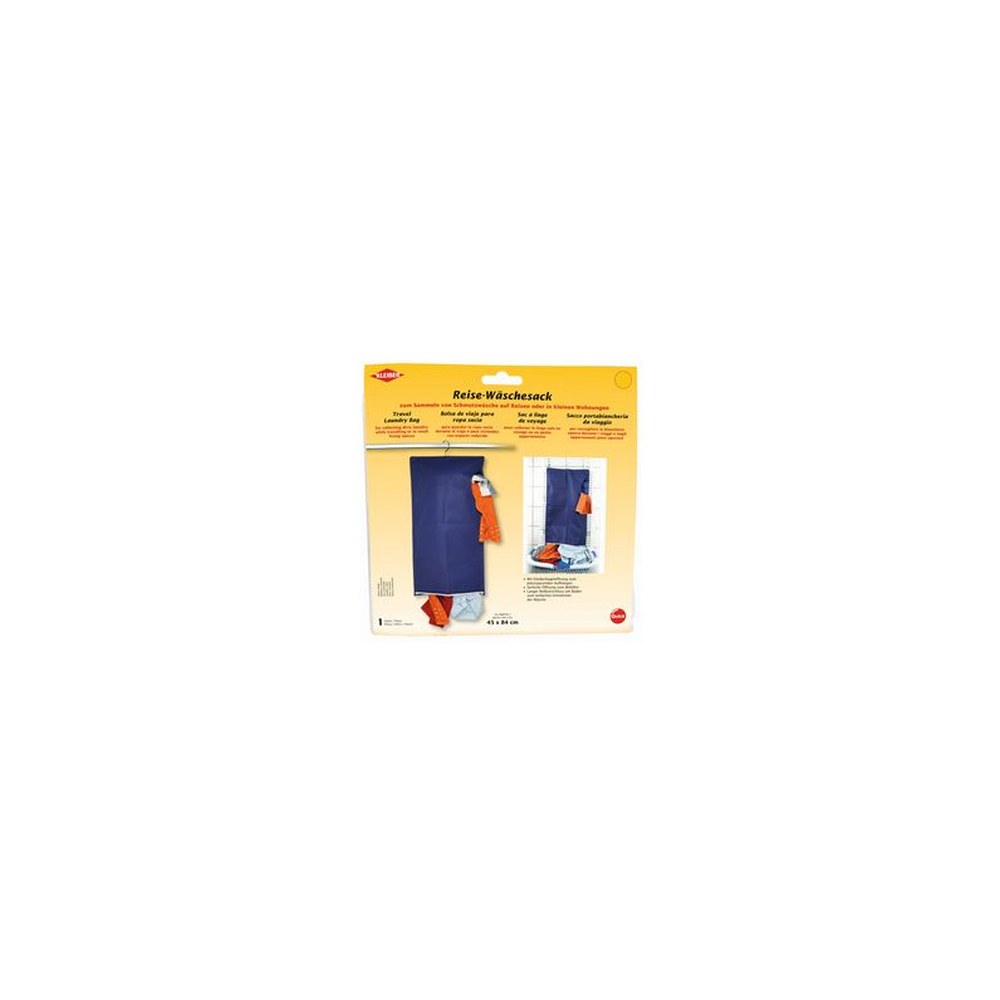 KLEIBER Sac à linge de voyage, (L)450 x (H)840 mm, bleu