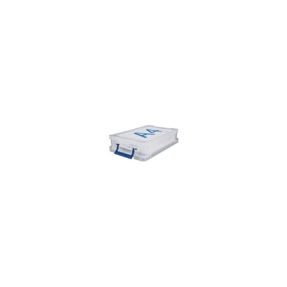 Fellowes Boîte de rangement ProStore, 5,5 litres,transparent