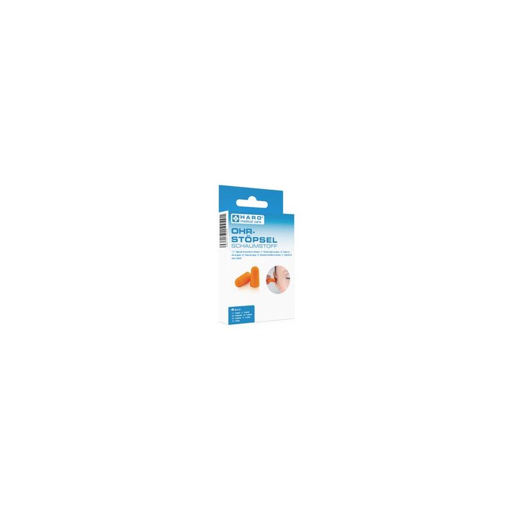 HARO Bouchon d'oreille en mousse, orange