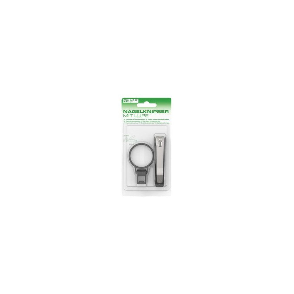 HARO Coupe-ongles avec loupe & lime, sur carte blister