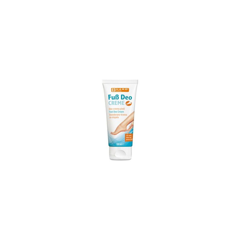 HARO Crème déodorant pour les pieds, tube de 100 ml