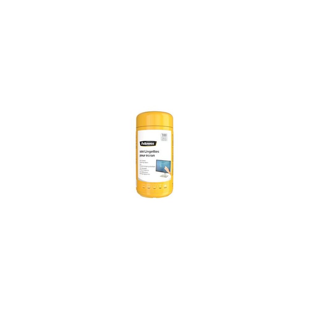 Fellowes Lingettes nettoyantes  pour écran, boîte de 100