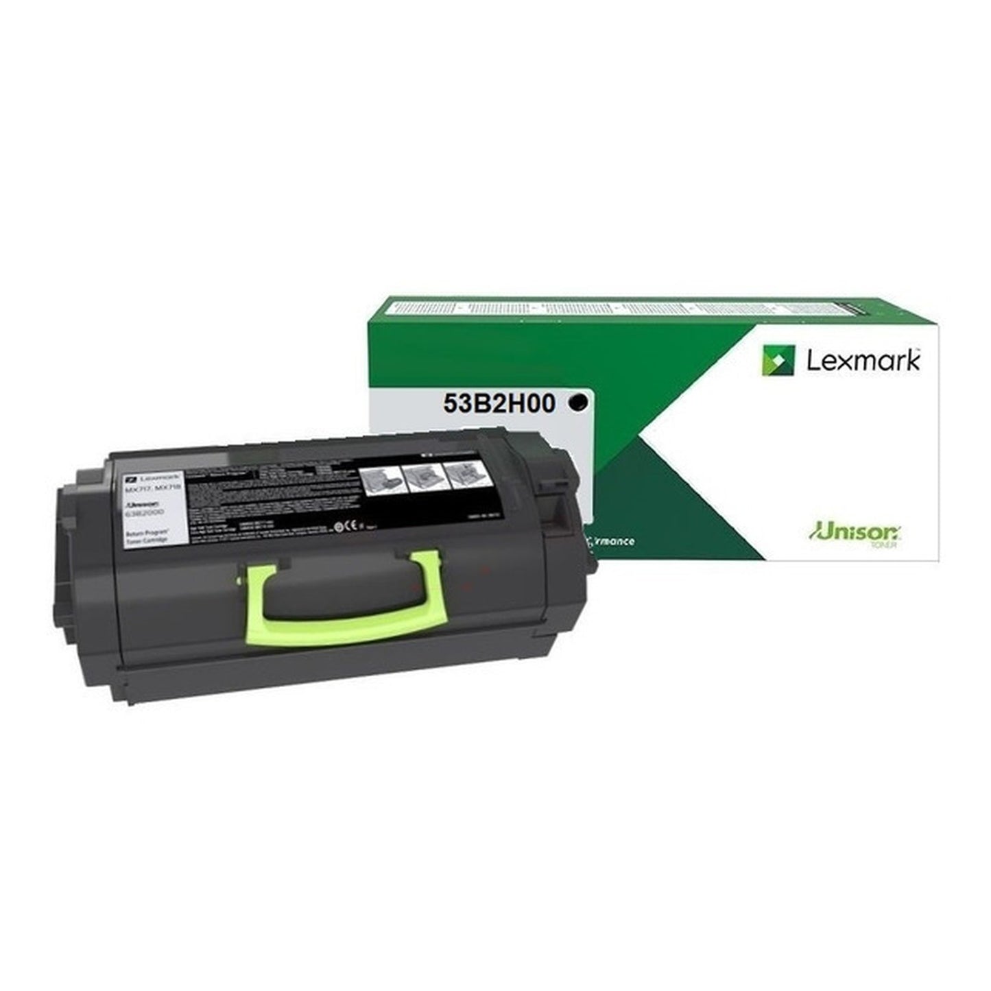 Toner d'origine Lexmark 53B2X00 - noir