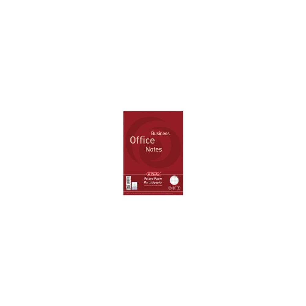 herlitz Copies doubles, format A3/format A4, quadrillé/marge