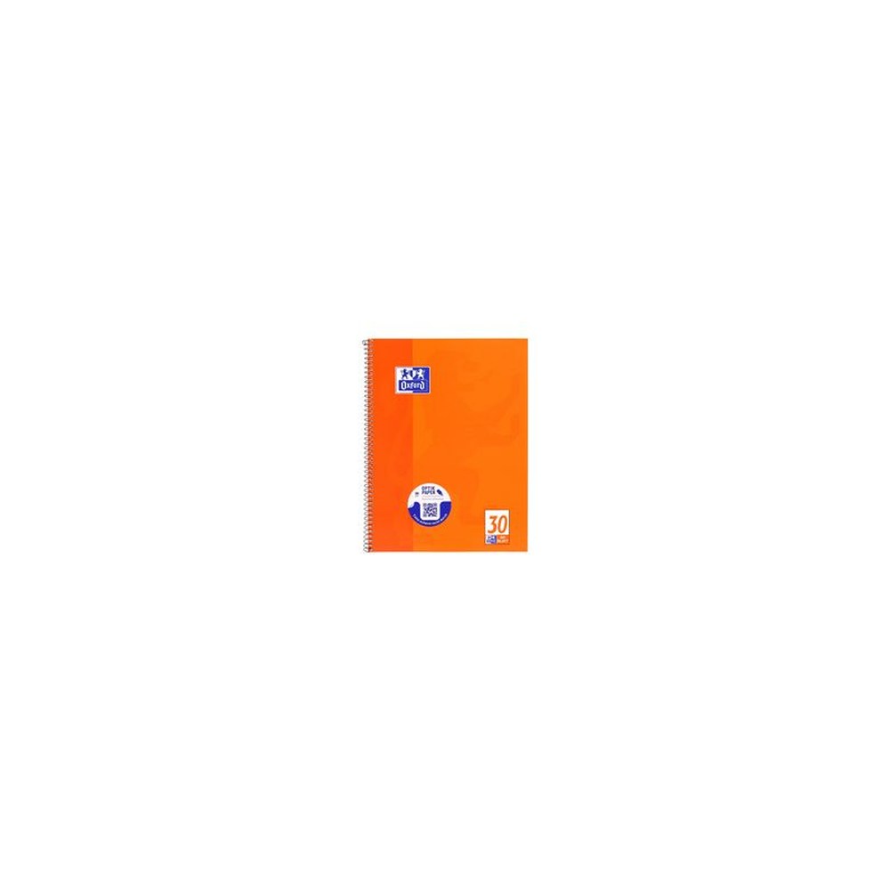 Oxford Cahier à spirale, A4+, uni, 160 pages, orange