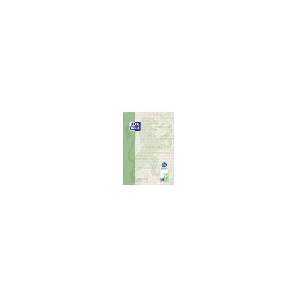 Oxford Schulblock "Recycling", DIN A4, 50 Blatt, Lineatur 20