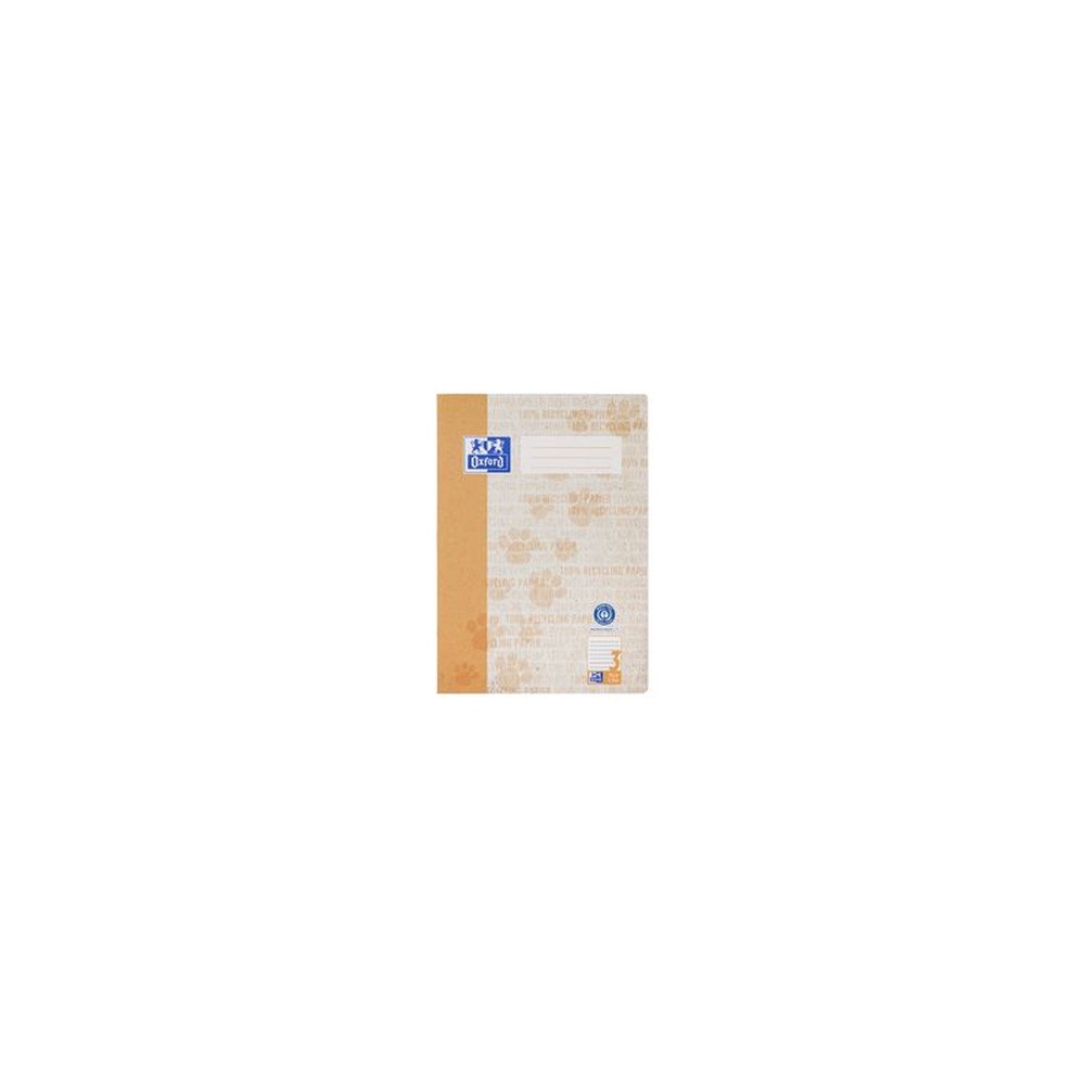 Oxford Schulheft "Recycling", DIN A4, 16 Blatt, Lineatur 3