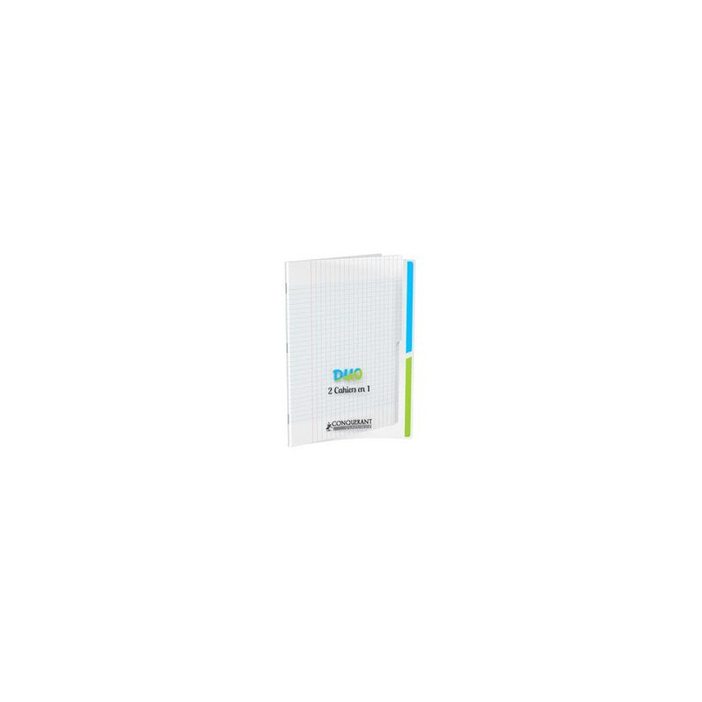 CONQUERANT CLASSIQUE Cahier "DUO", 240 x 320 mm, seyès
