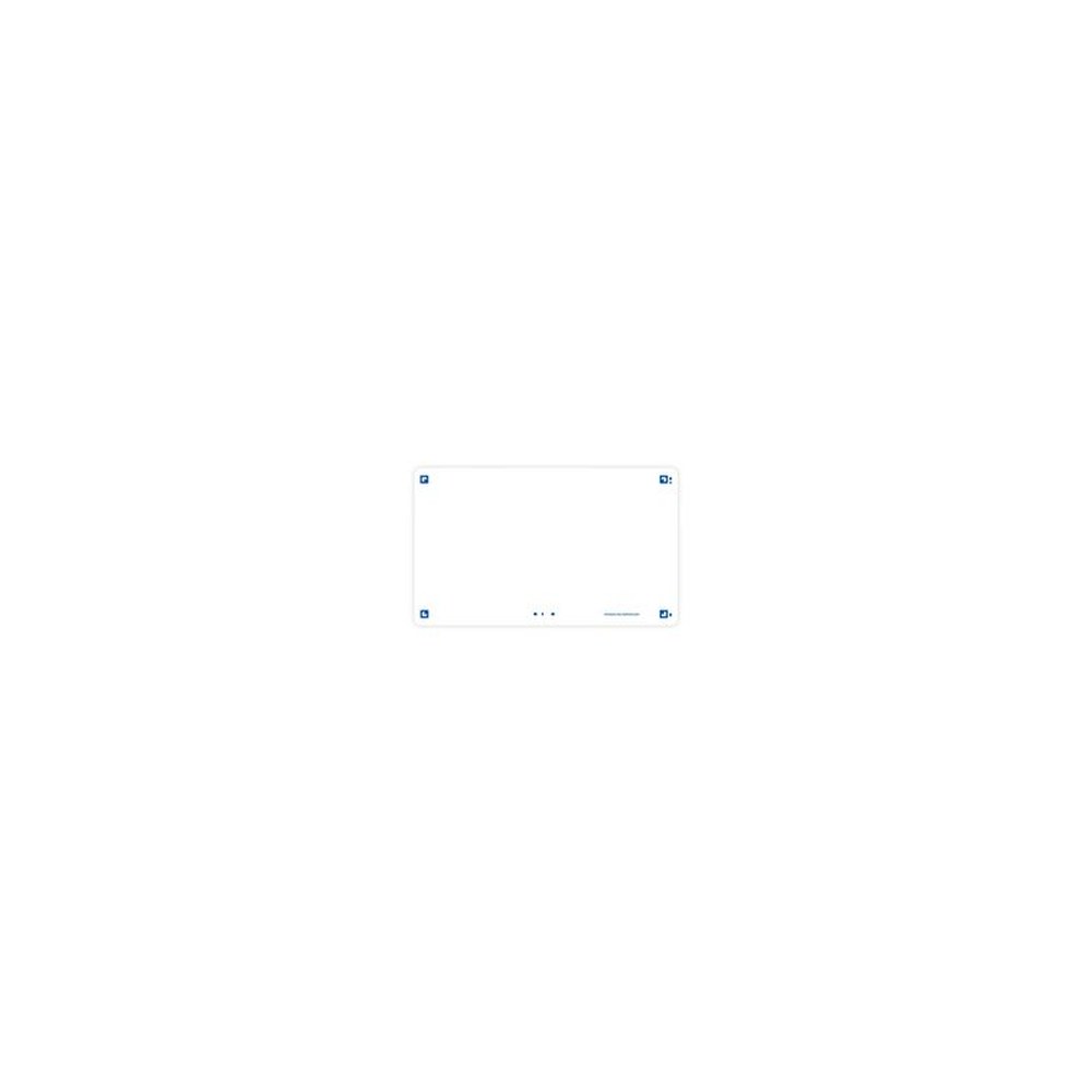 Oxford Fiches "Flash 2.0", 75 x 125 mm, uni, blanc