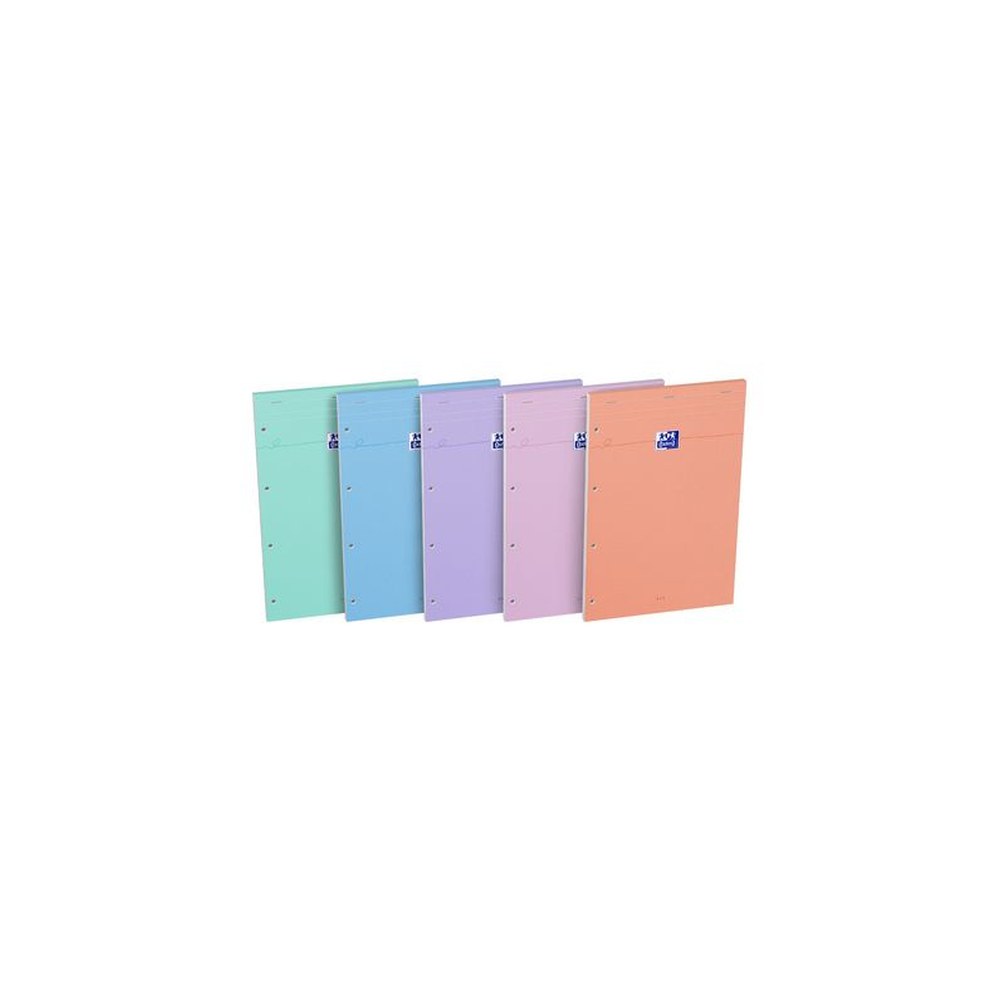 Oxford Bloc-notes Smart Pastel, 210 x 315 mm, quadrillé