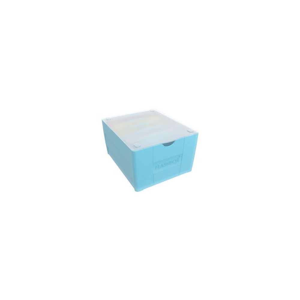 Oxford Boîte à fiches "Flashbox", non équipé, bleu pastel