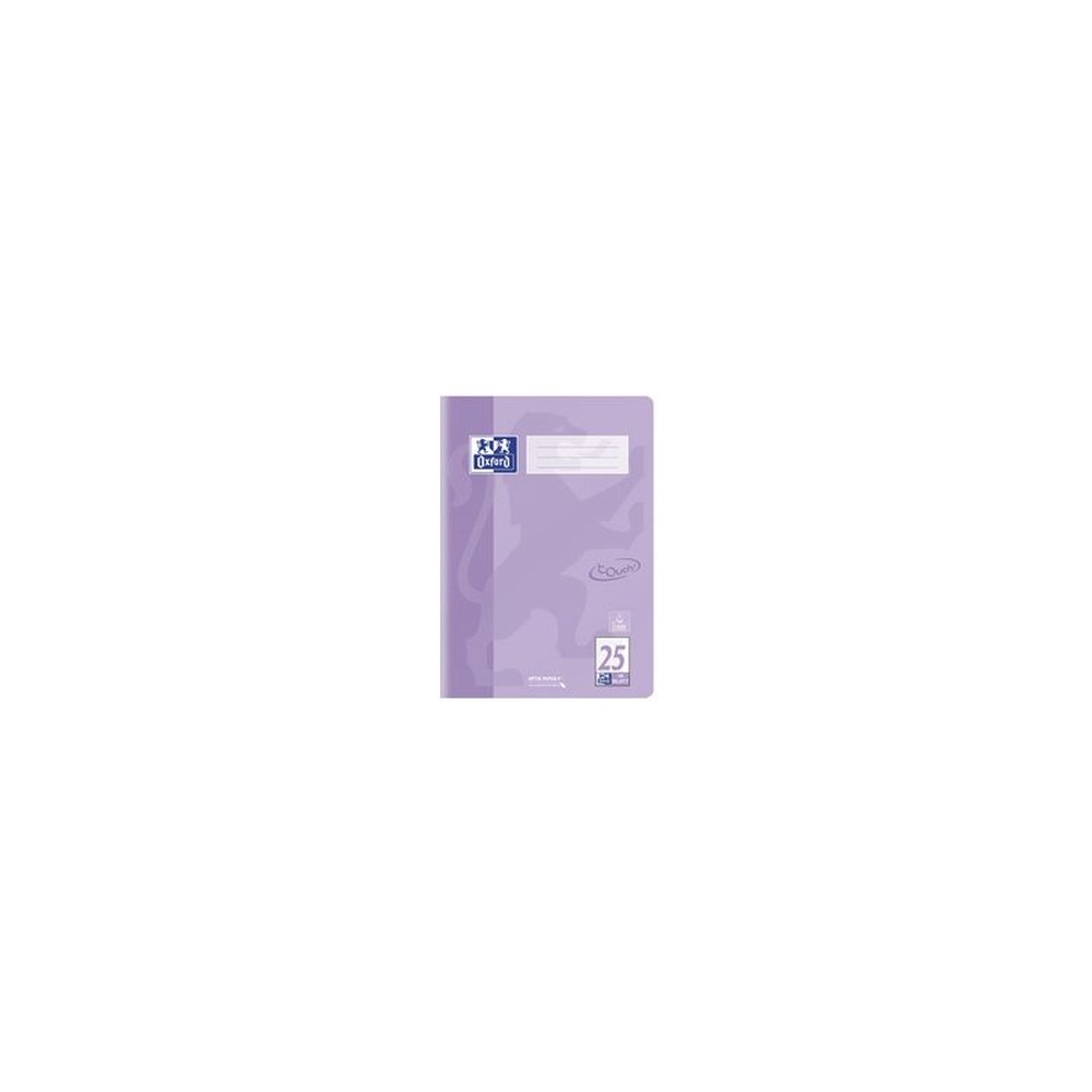 Oxford Cahier Touch pastel, A4, linéature 25, lilas