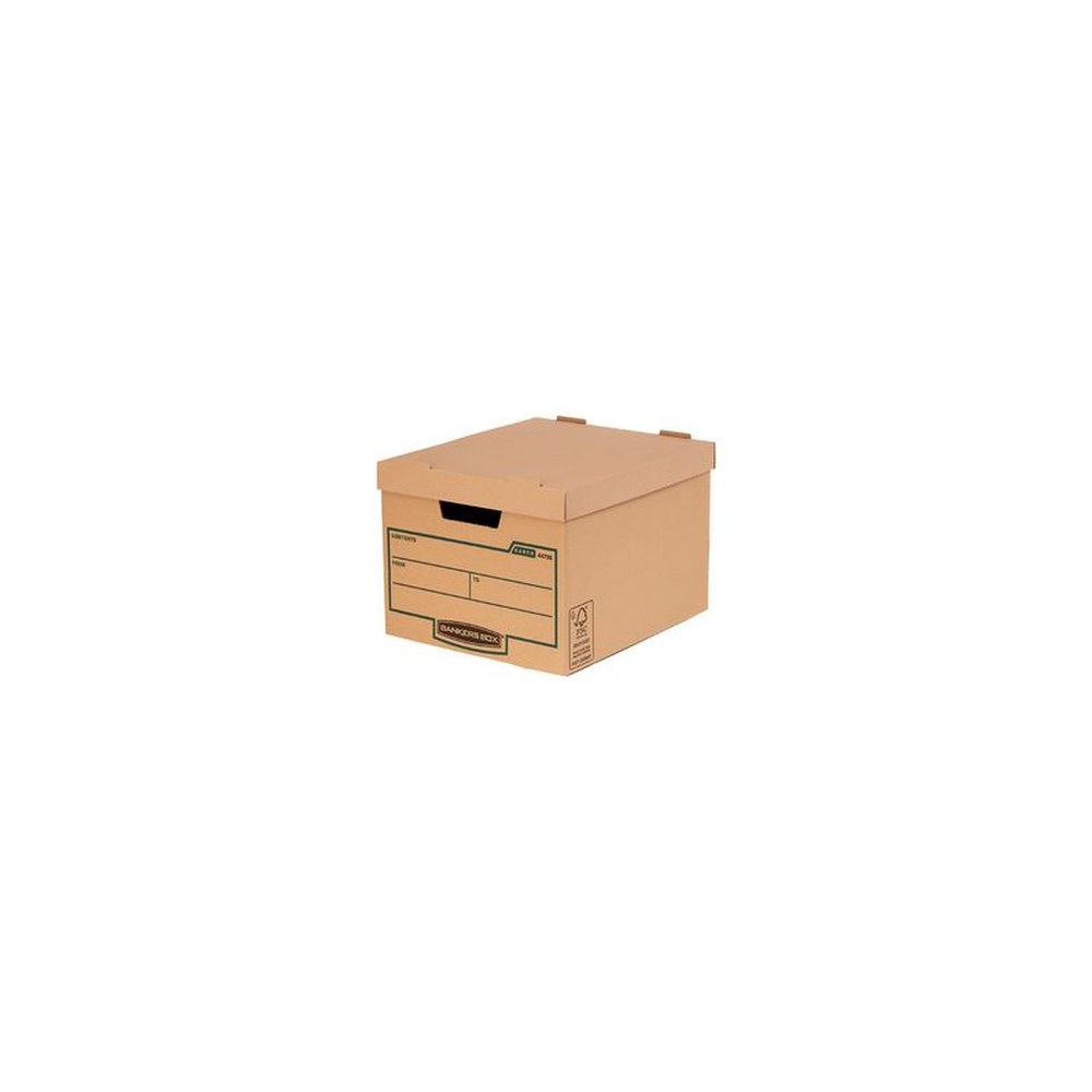 Fellowes Caisse d'archivage et transport standard BANKERS x10