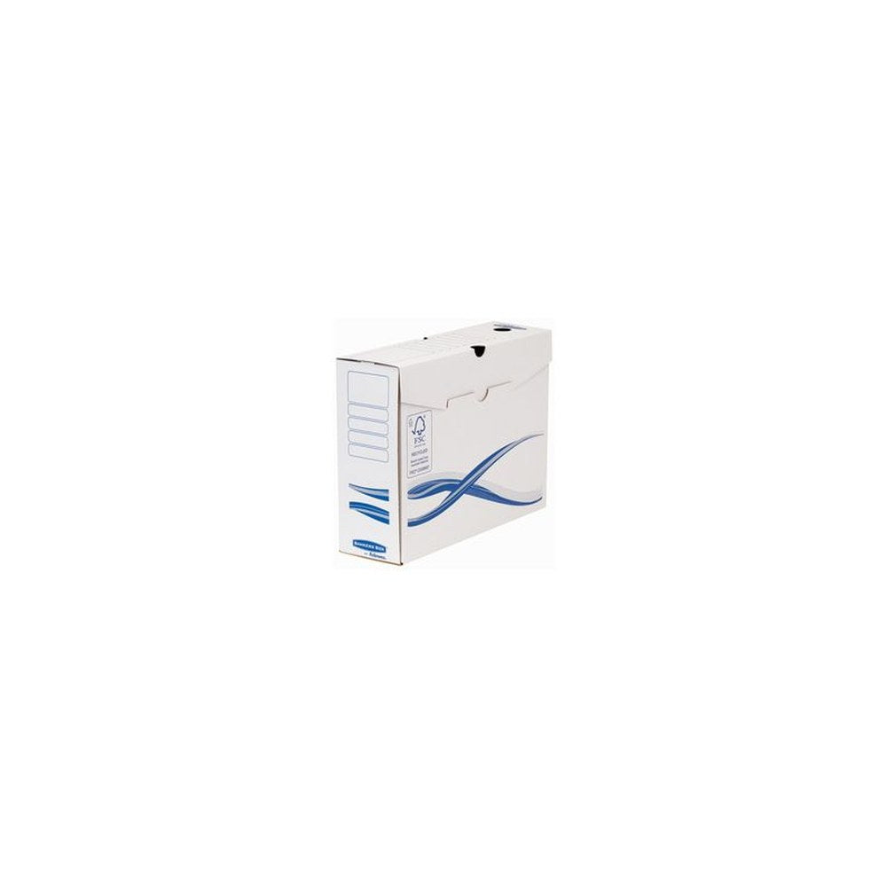 Fellowes Boîte d'archives BANKERS BOX Basic (L)100 mm, bleu x25