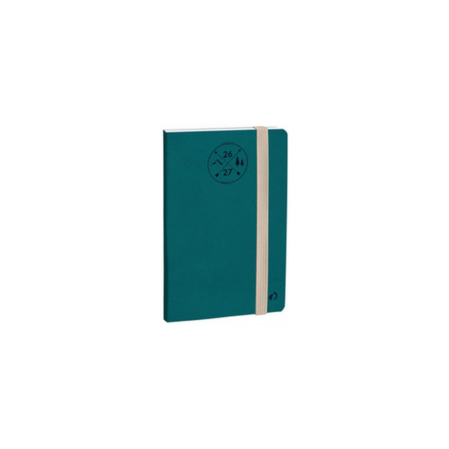 QUO VADIS Agenda PLANNING 21 SD, 2026/2027, 16 mois, vert