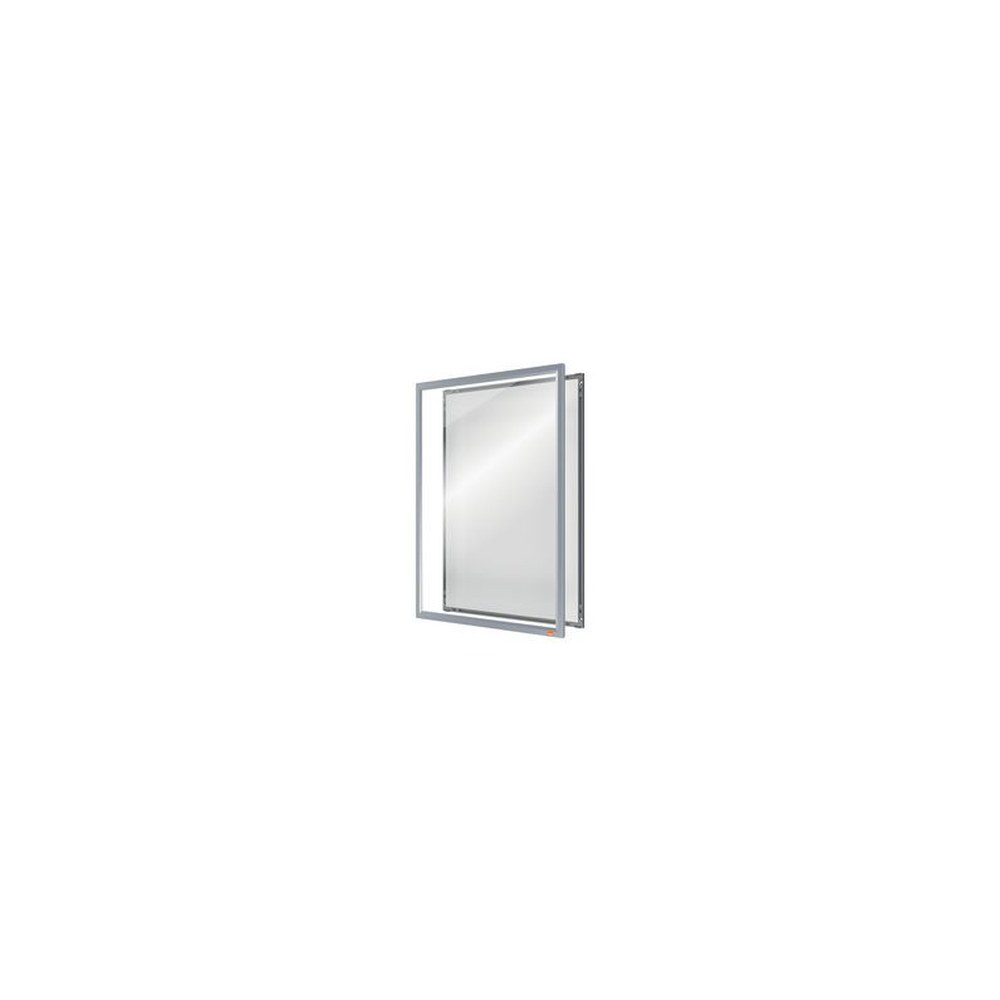 nobo Porte-affiche mural Impression Pro, A4, argent