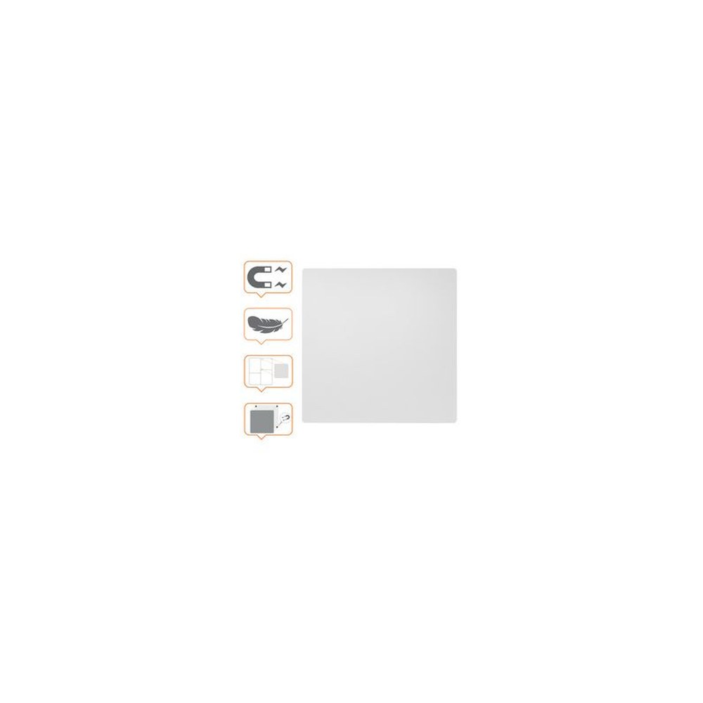 nobo Tableau blanc, acier, 600 x 450 mm, sans cadre