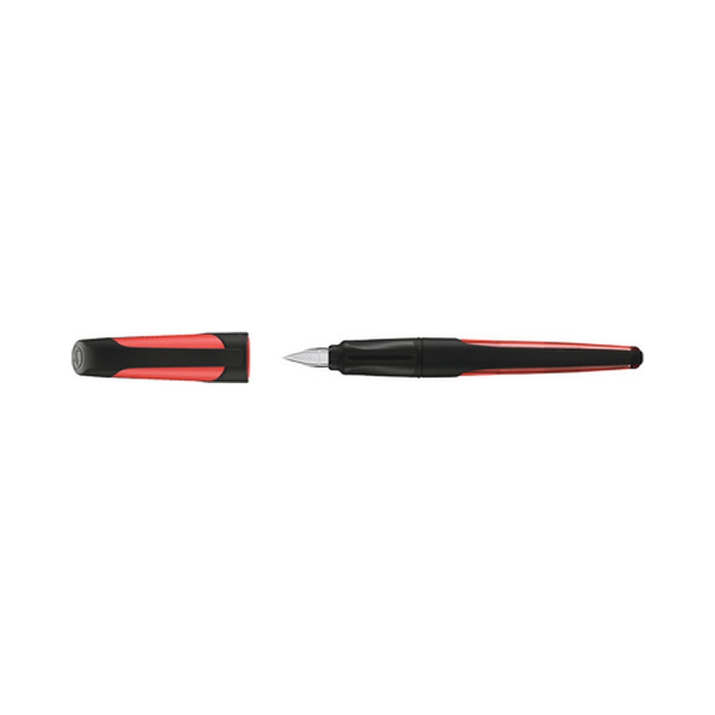 STABILO Stylo plume EASYbuddy M, noir/corail