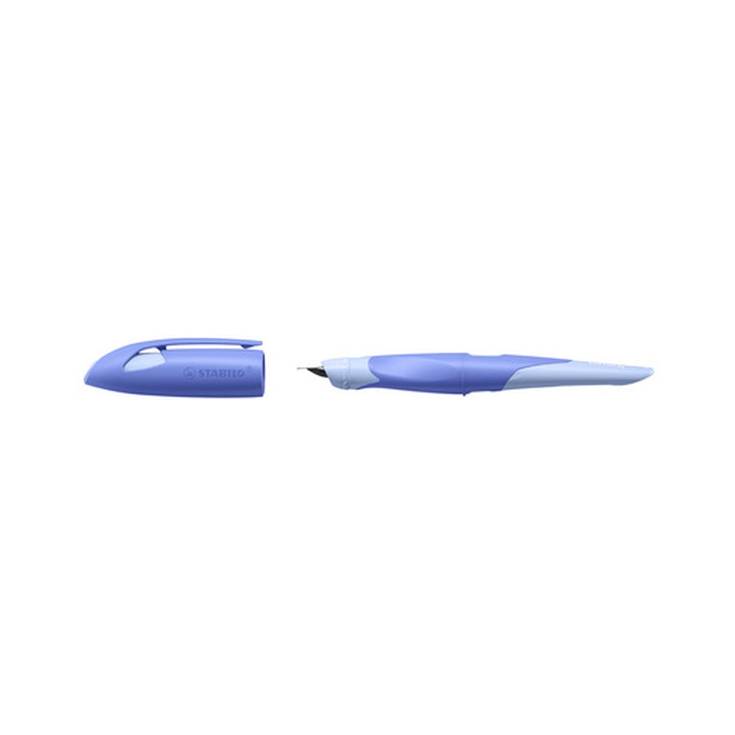 STABILO Stylo plume EASYbirdy L Pastel Edition, bleu/azur